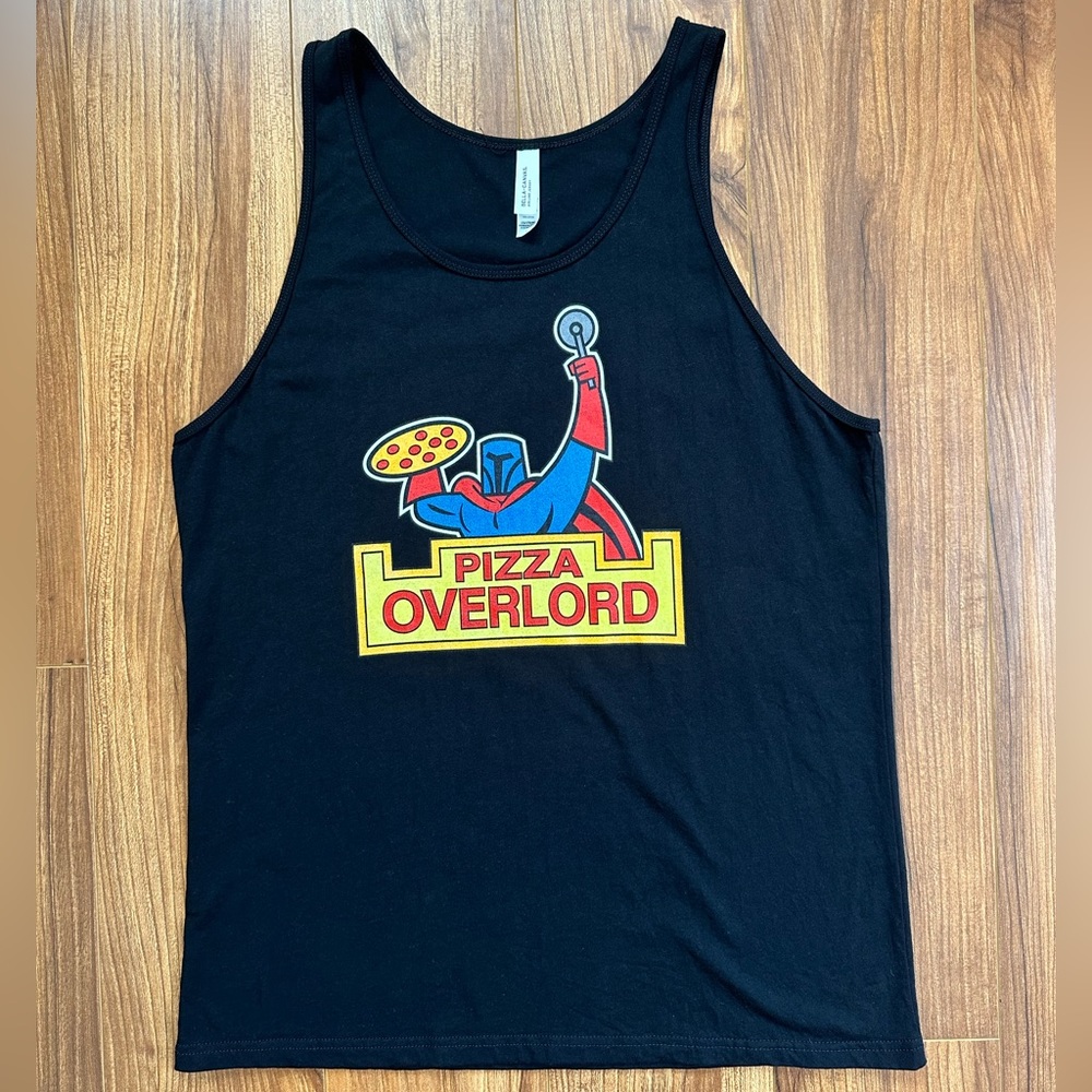 Pizza Overload American Dad Men’s Large Tank Top